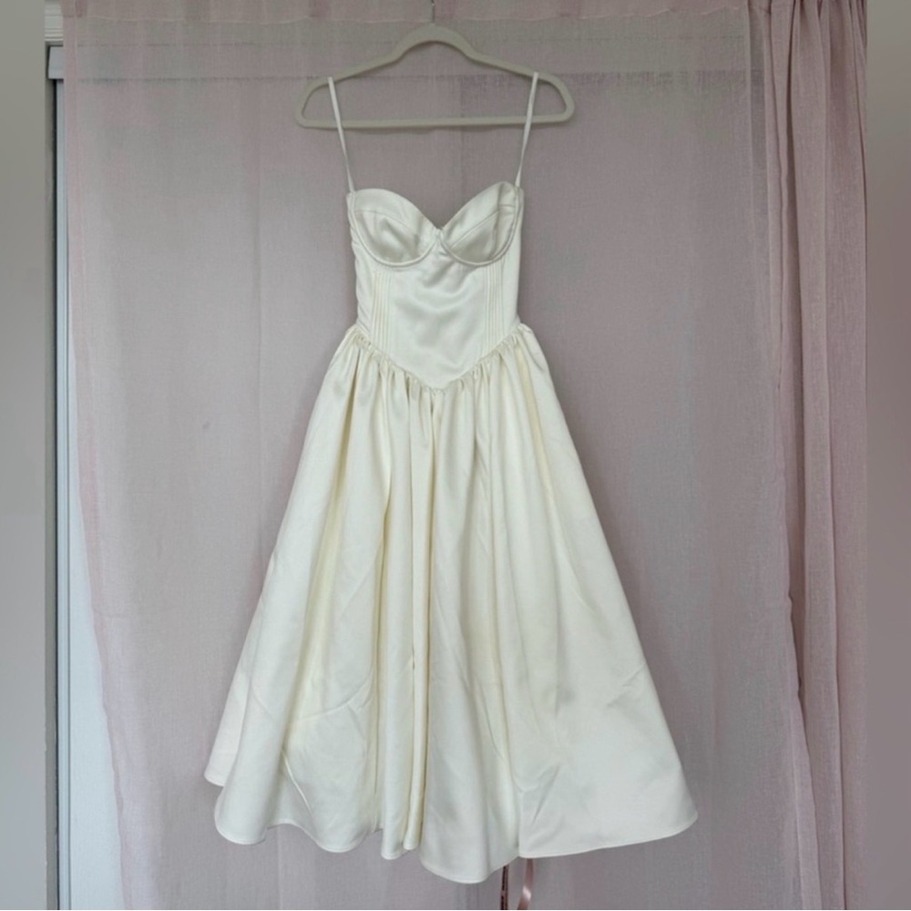 House of CB Coco Strapless Midi Dress